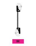 Seago 2 Hook elasticated safety line 2HE