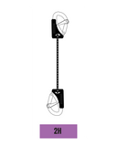 seago 2 Hook safety line 2H