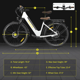 ELECTRIC TREKKING BIKE ELEGLIDE T1 STEP-THRU