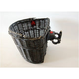 Wicker Bike Basket clip-on