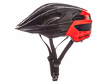 K.O.M. SEGMENT CHILD HELMET BLACK/RED RALEIGH 48-55CM