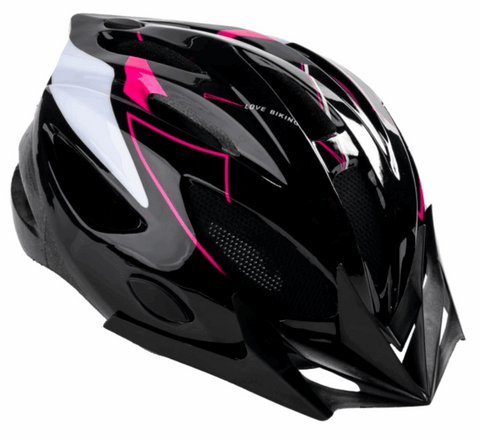 S-BIKE HELMET MB11 BLACK/PINK L 58-61CM KA008