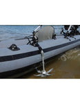 Universal lock with mounting platform for inflatable boats